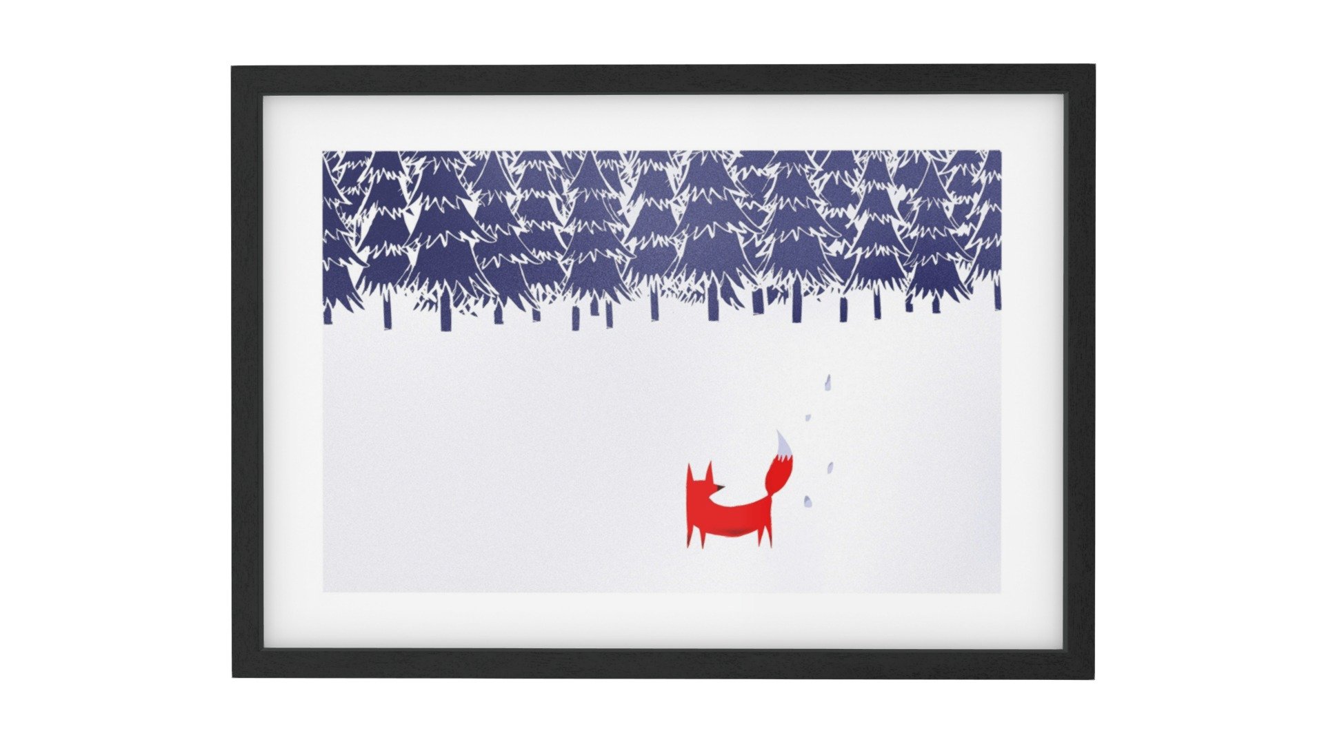 Alone in the Forest by Robert Farkas, 42 x 59cm