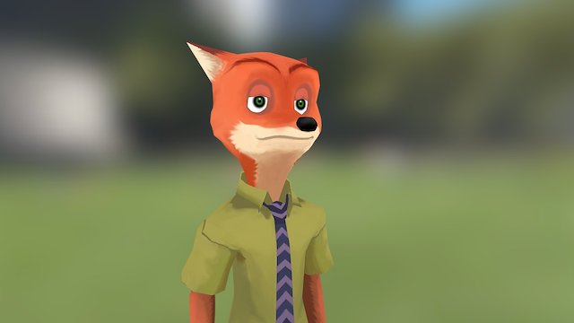 I would like to call him Nick but... 3D Model