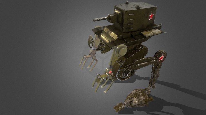 KV-AT-ST 3D Model