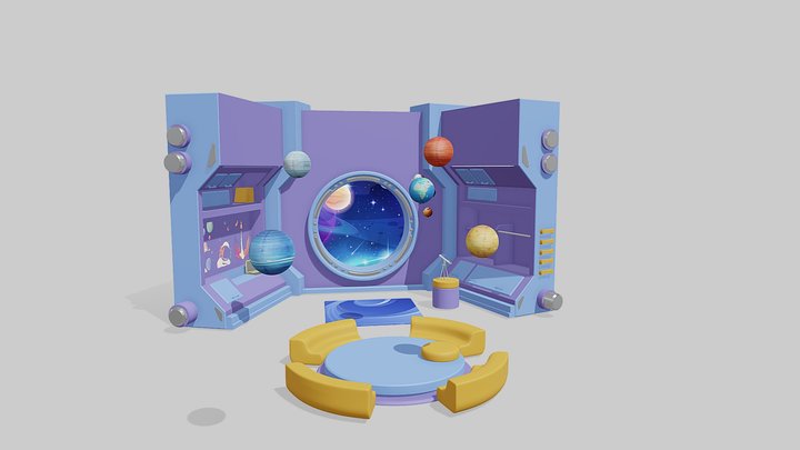 spaceWithProps 3D Model