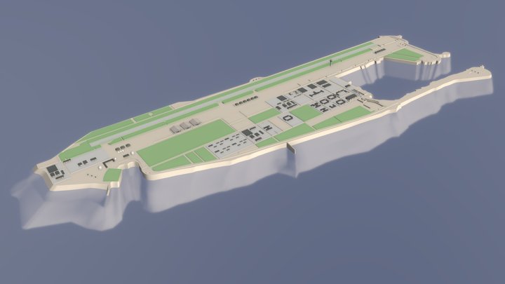Islas Chinas versión 1 3D Model