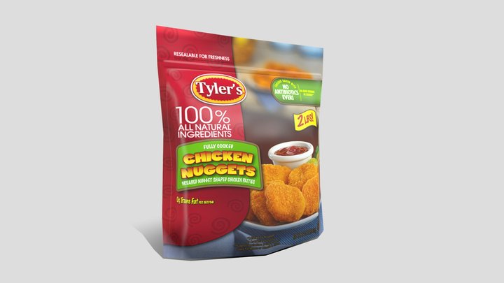 Chicken Nuggets 3D Model