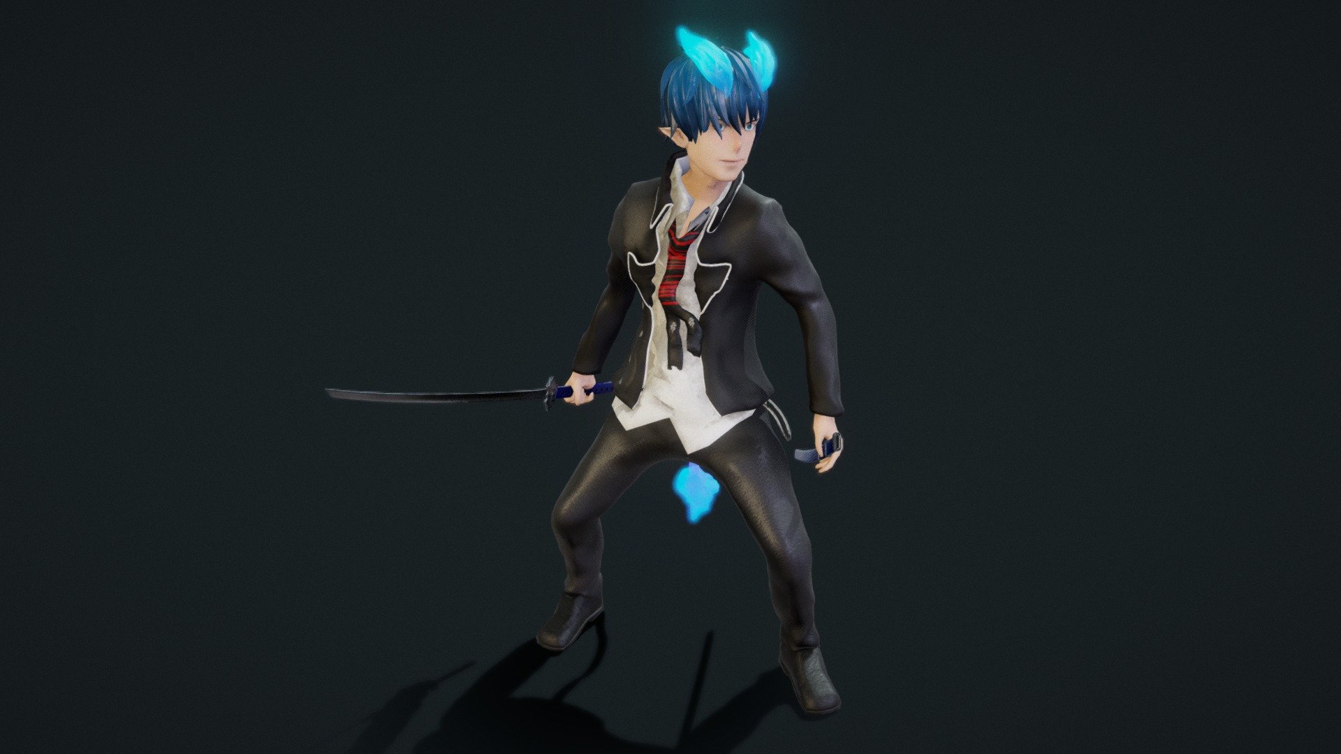 青の祓魔師-奥村燐-fan art