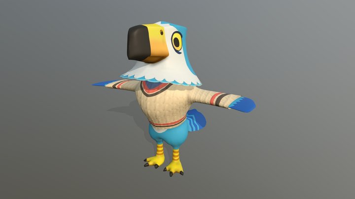 Animal Crossing Pierce 3D Model