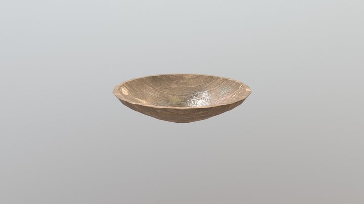 Wood Bowl 3D Model