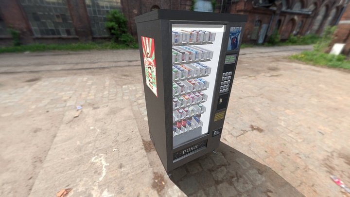 Soda Vending Machine 3D Model