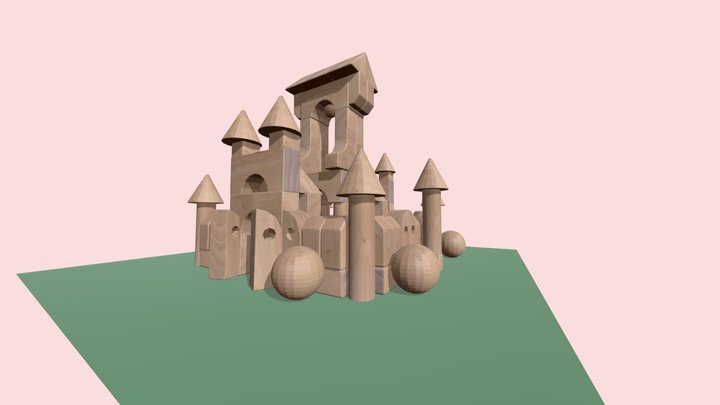week_8_allison_czaszewicz_castle 3D Model
