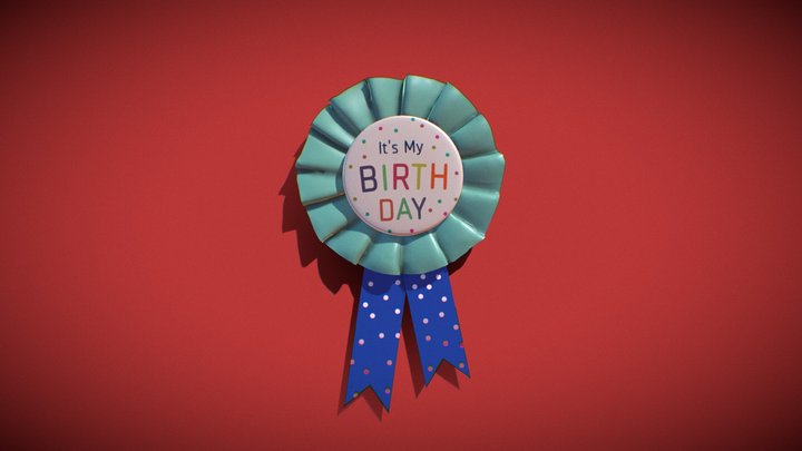 Birthday Ribbon – Free 3D Model STL