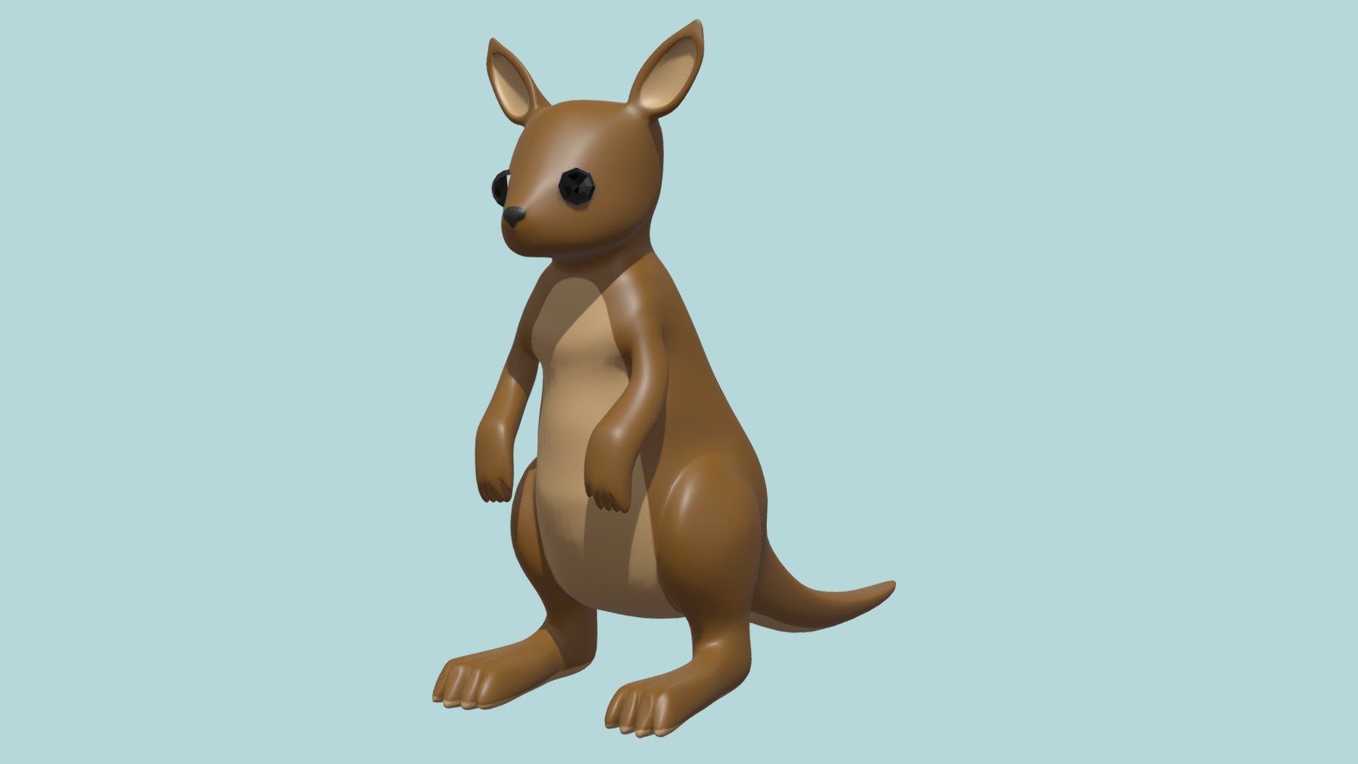 Kangaroo - 3D model by rhiannongrundy_uni (@rhiannongrundyuni) [f756330 ...