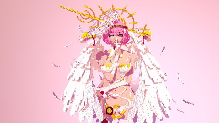 Minecaft－Angel 3D Model