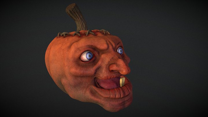 ICA Demo Pumpkin - Medium to Painter - VR Sculpt 3D Model