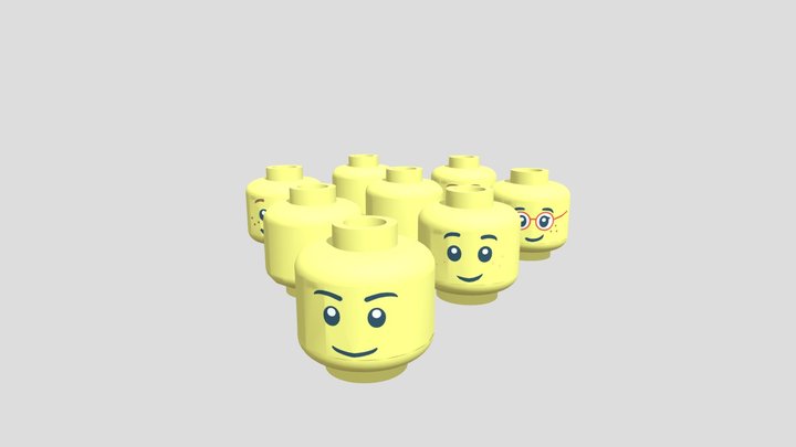 Head Multiple 3D Model