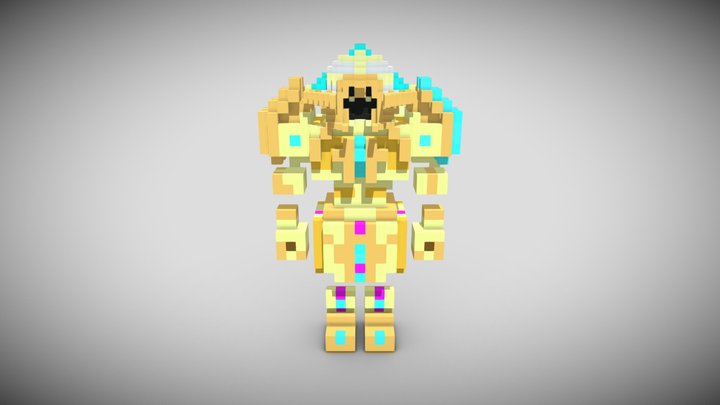 God Solarion Costume 3D Model