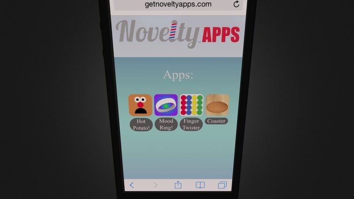 Novelty Apps iPhone 3D Model