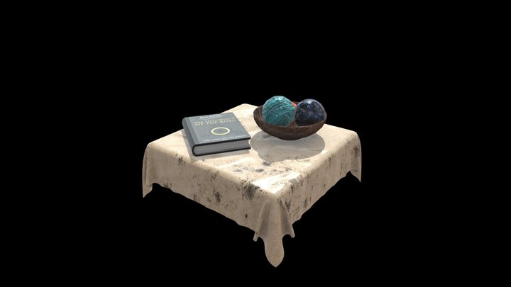 Lord of the Rings fan table 3D Model