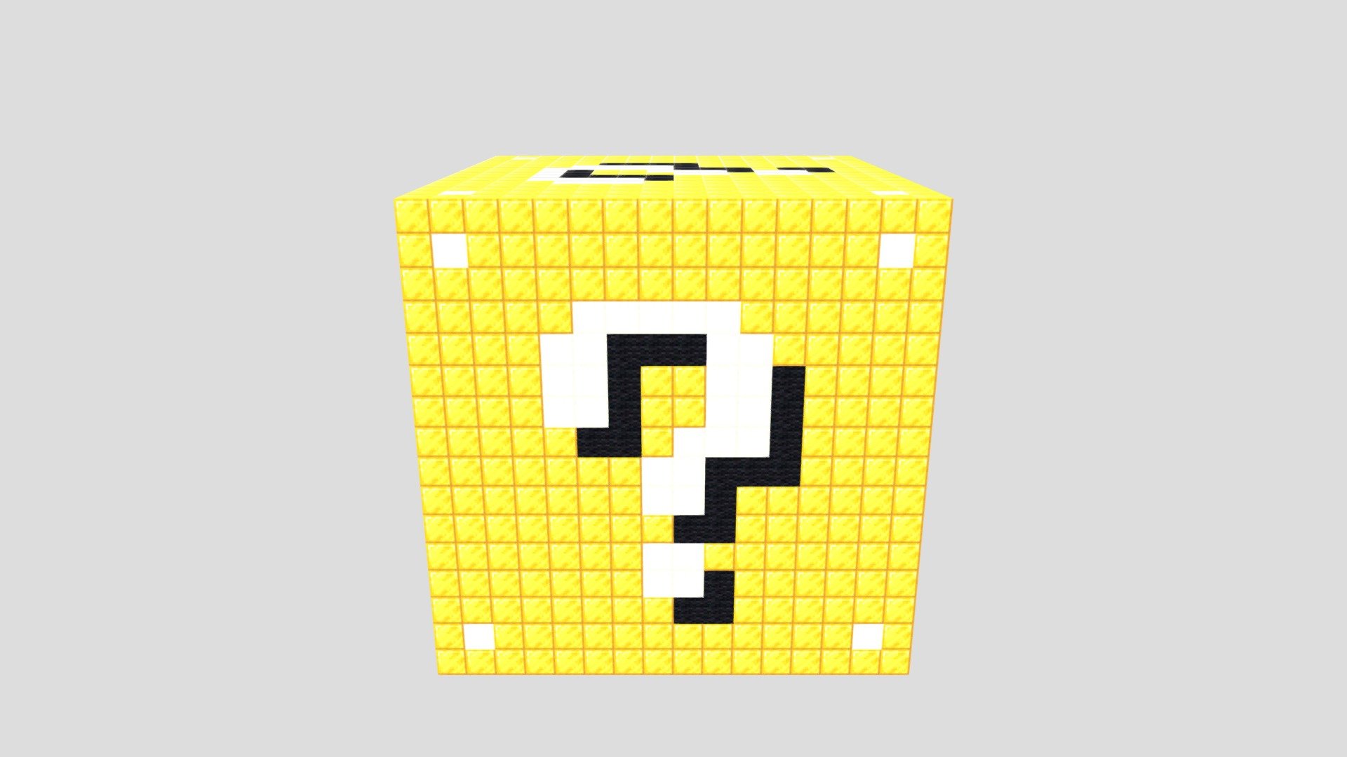 Lucky block pixel art