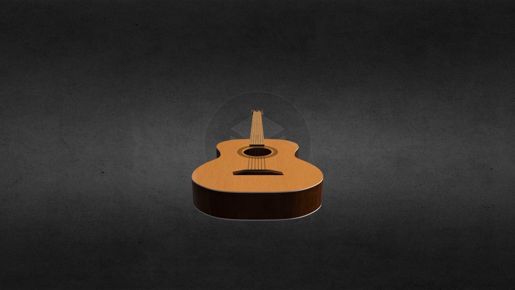 Acoustic Guitar Realistic Details