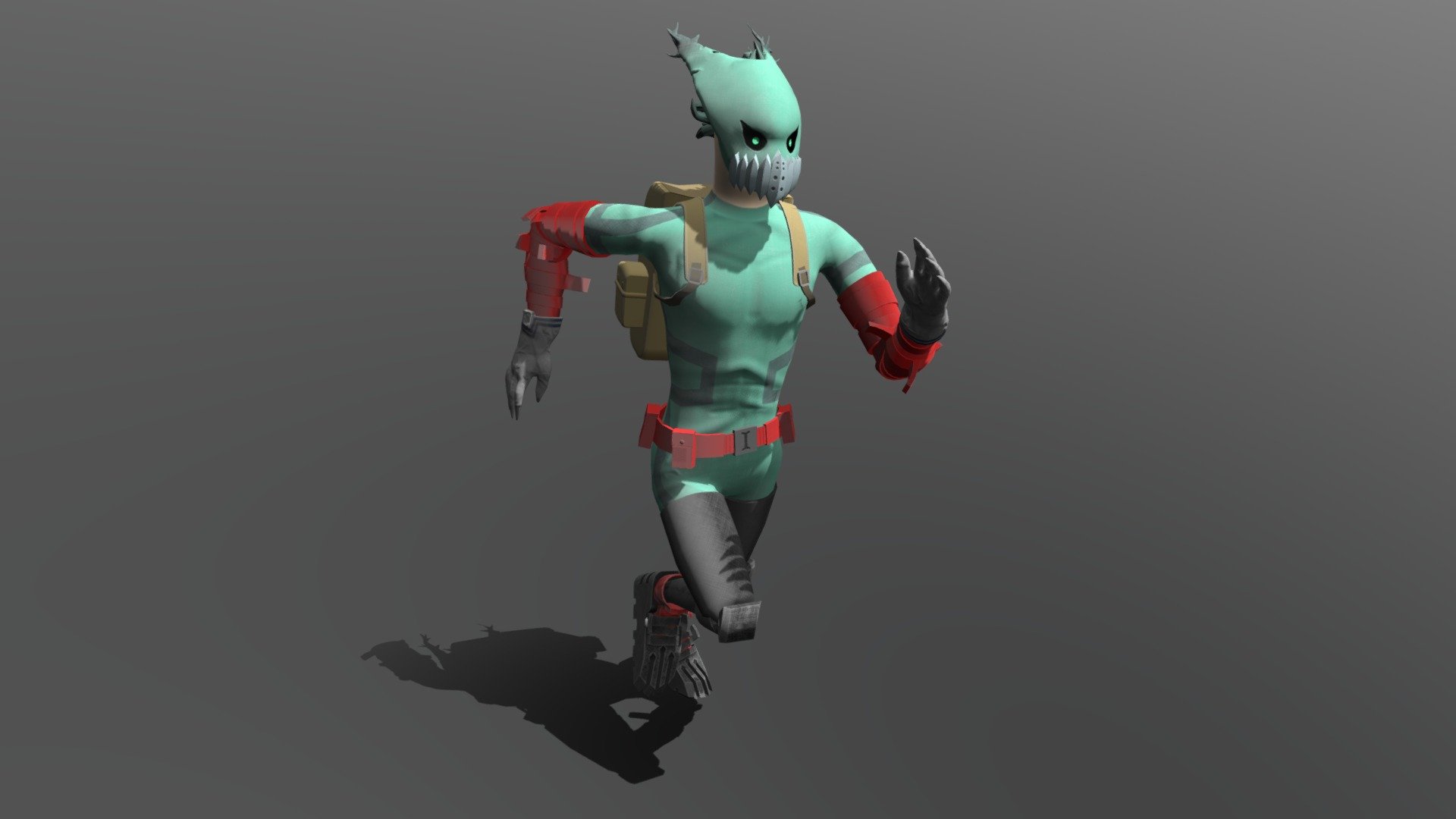 Vigilante Deku - 3D model by L3G0 [f75deb6] - Sketchfab