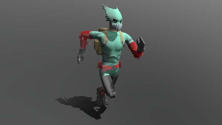 Vigilante Deku 3D Model