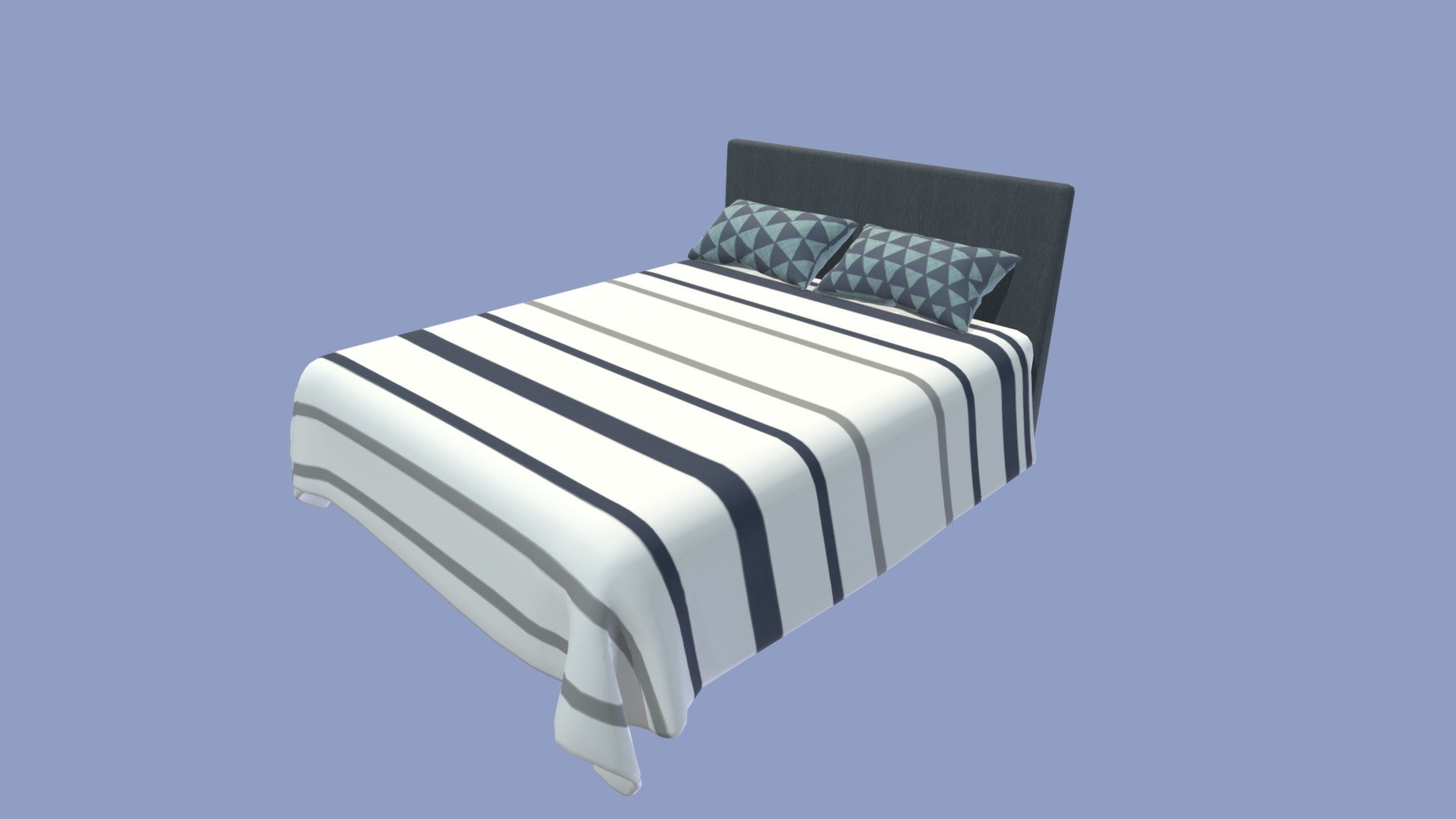 Comfy Bed - 3D model by danimate [f75e45a] - Sketchfab
