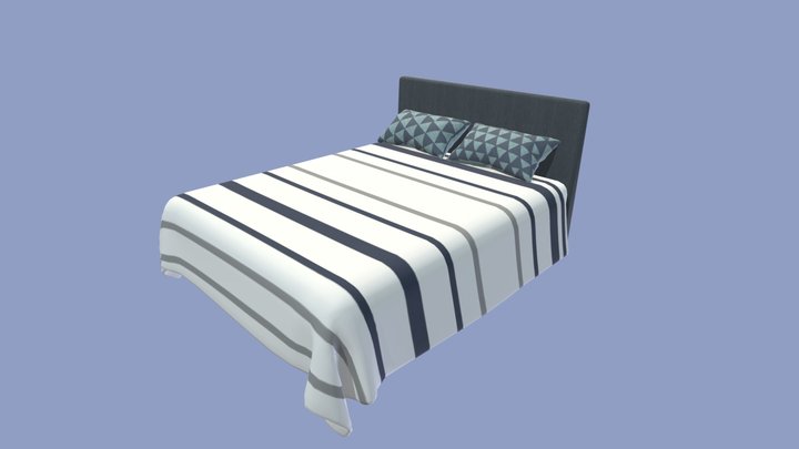 Comfy Bed 3D Model