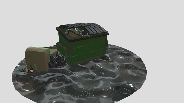 Dumpster 3D Model