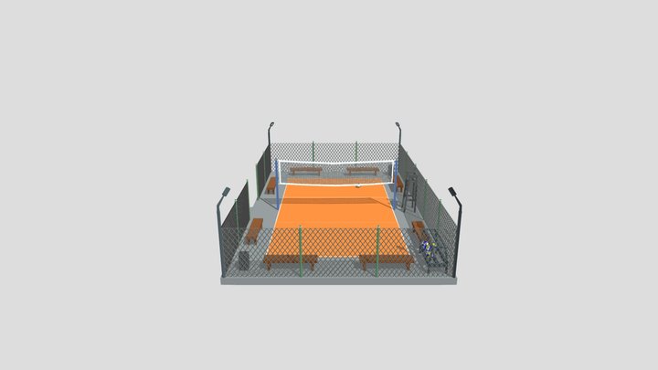 Voleybol_Sahası 3D Model