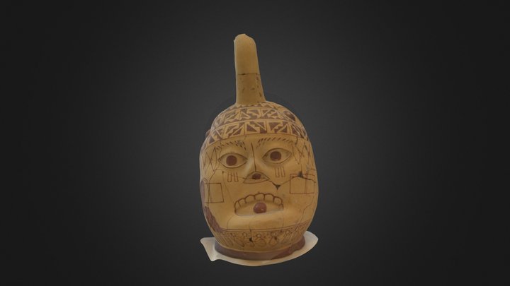 Moche Vessel from Max Uhle Collections 3D Model