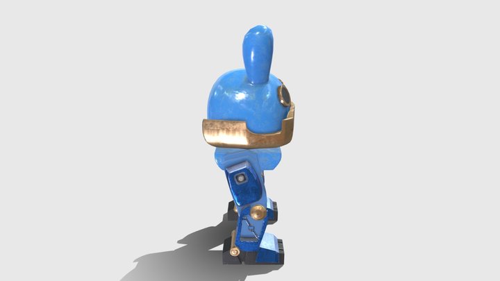 Robot( Rabbit head) 3D Model