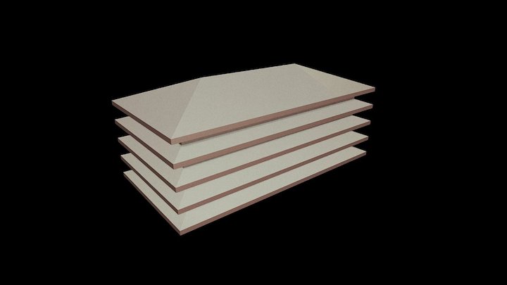 Флюгарка-гранд Скатный арт GSK-1 3D Model