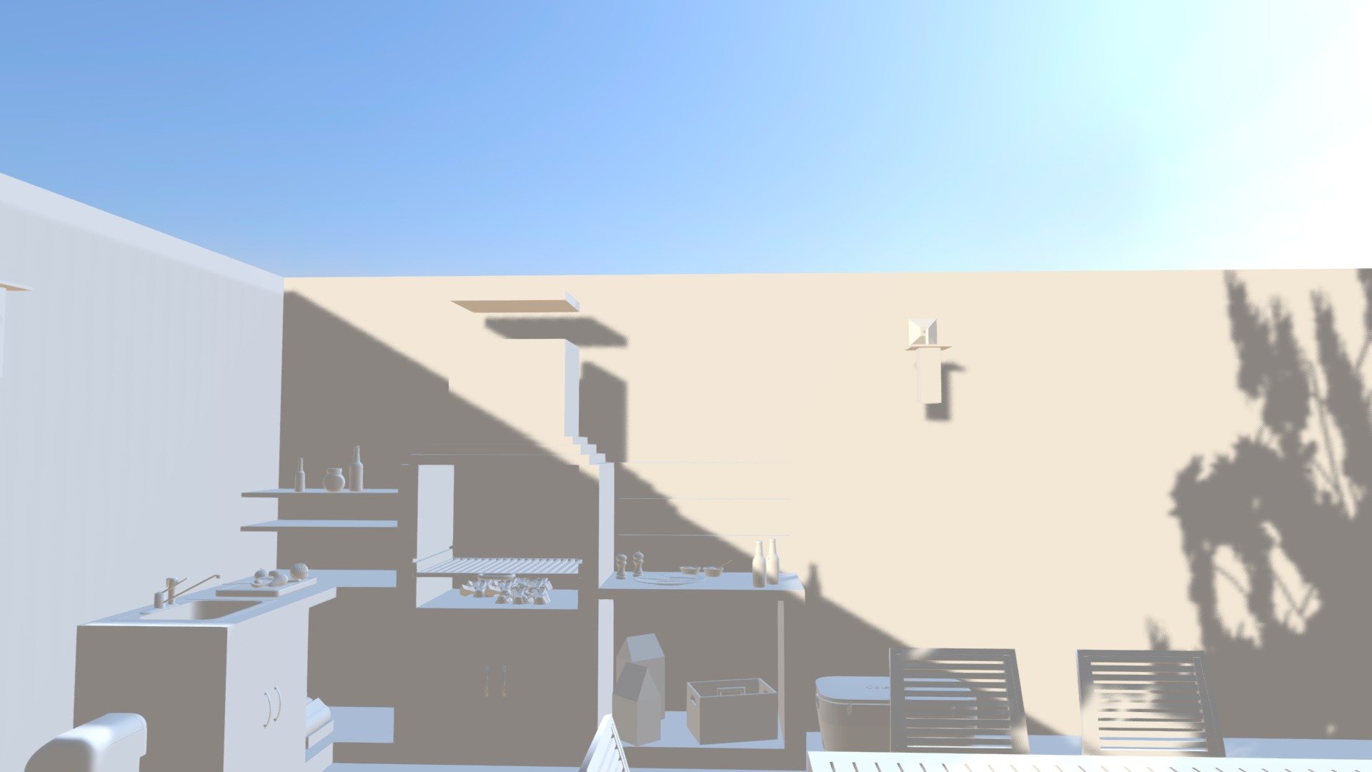 Patio 3D model by pinivan [f76030f] Sketchfab
