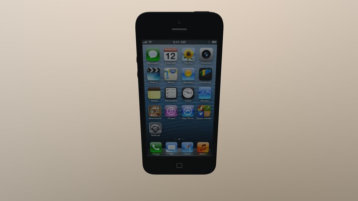I Phone 5 3D Model