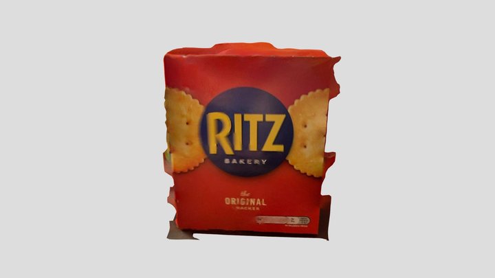 Ritz cracker box 3D Model