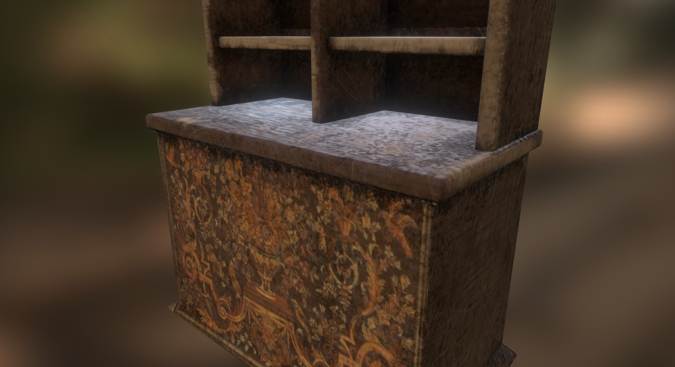 Black Mirror Shelf 3D model by Mon [f760c87] Sketchfab