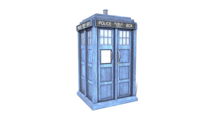 TARDIS (2005-2010) 3D Model