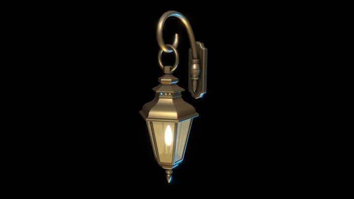 Street lantern (highpoly) 3D Model