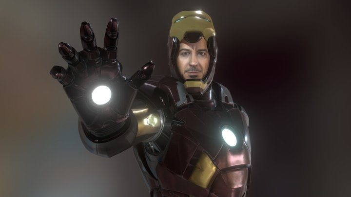 Anthony "Tony" Stark a.k.a. Iron Man. 3D Model