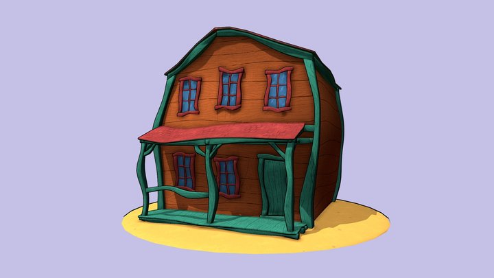 Residential House EOTW 3D Model