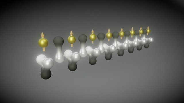 Quantum Register at Work 3D Model