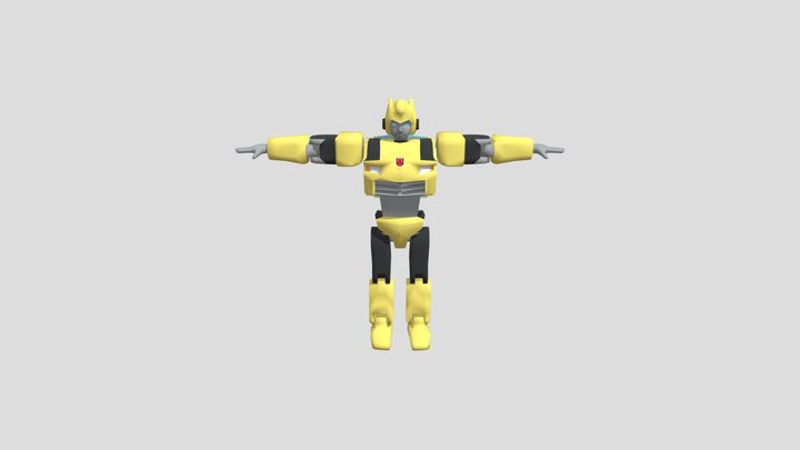 Bumble-bee 3D Model