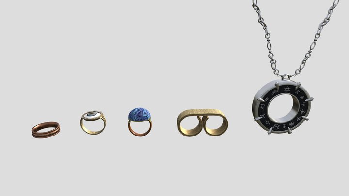 D&D Jewelry 3D Model