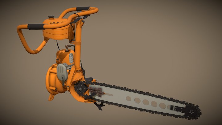 Detailing №2 - Chainsaw "Druzhba" 3D Model