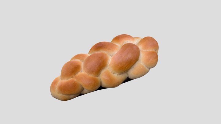 Braid bread 3D Model