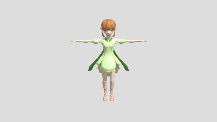 Static Character 3D Model