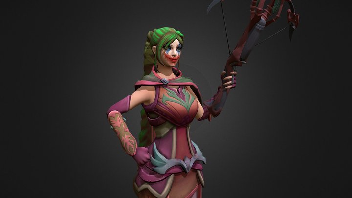 Joker Cassie 3D Model