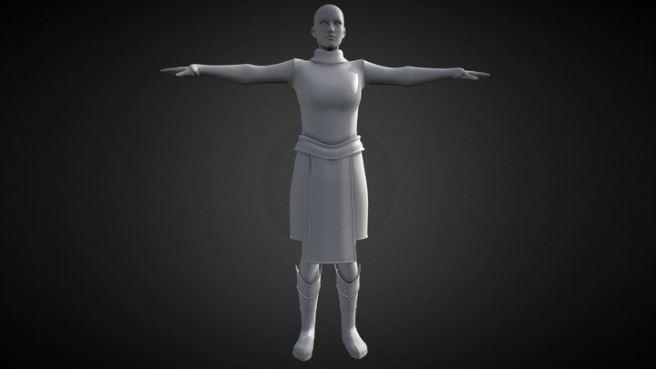 Study: Character Clothing 3D Model