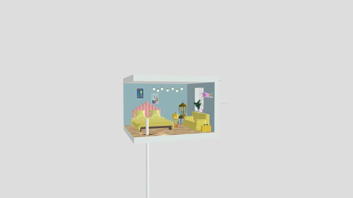 Titi et sa maison 3D Model