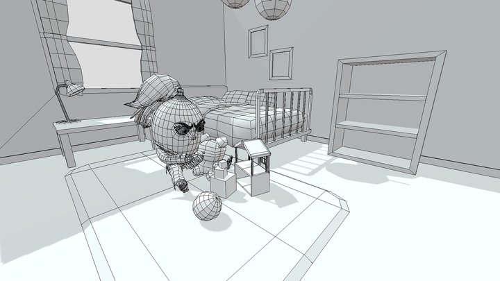 P22_bedroom_V1_0 3D Model