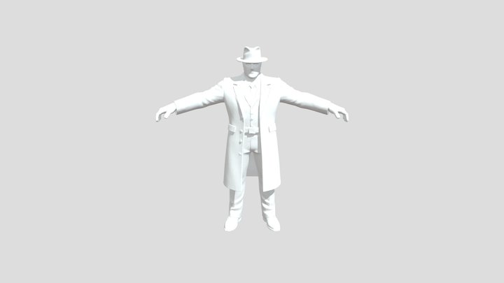 THE DETECTIVE MAN 3D Model