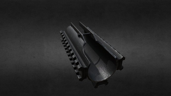 Mount TOZ 6P29M 3D Model